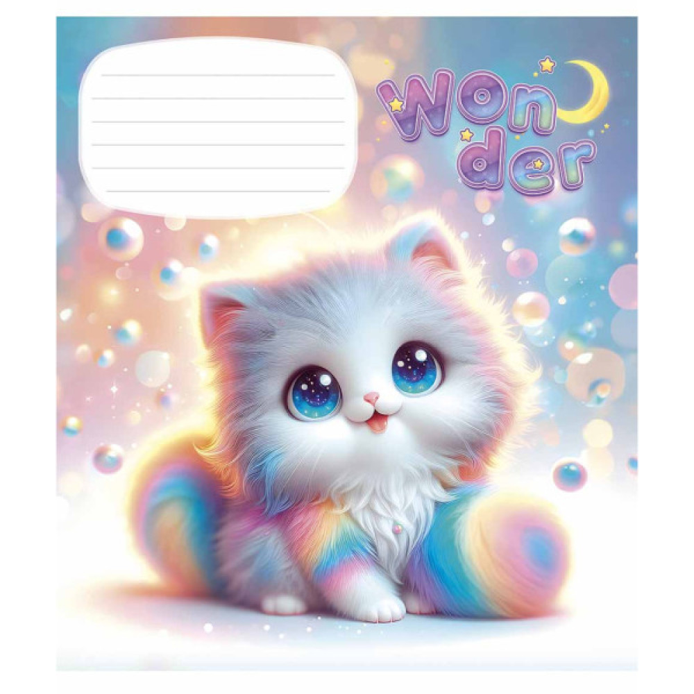 Зошит Школярик Wonderful 12 аркушів лінія (012-3414L)