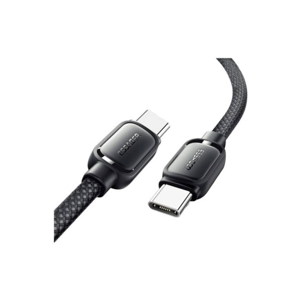 Дата кабель USB-C to USB-C 1.0m 100W black Essager (EXCTT1-TD01-P)