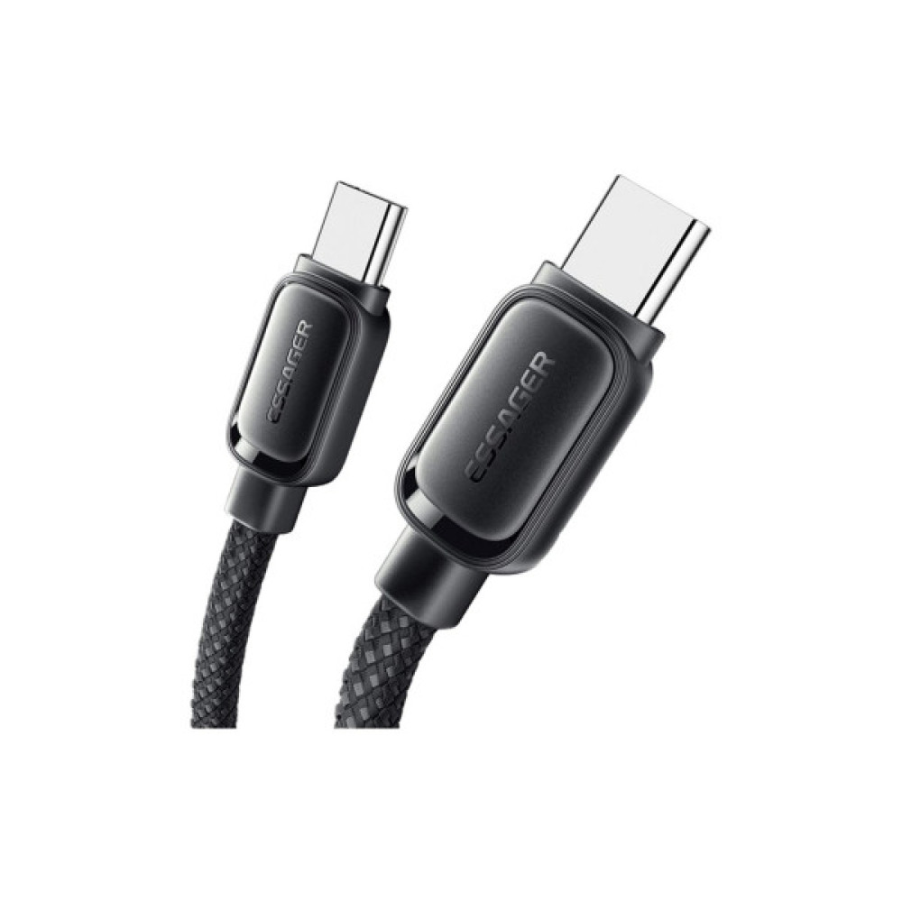 Дата кабель USB-C to USB-C 1.0m 100W black Essager (EXCTT1-TD01-P)