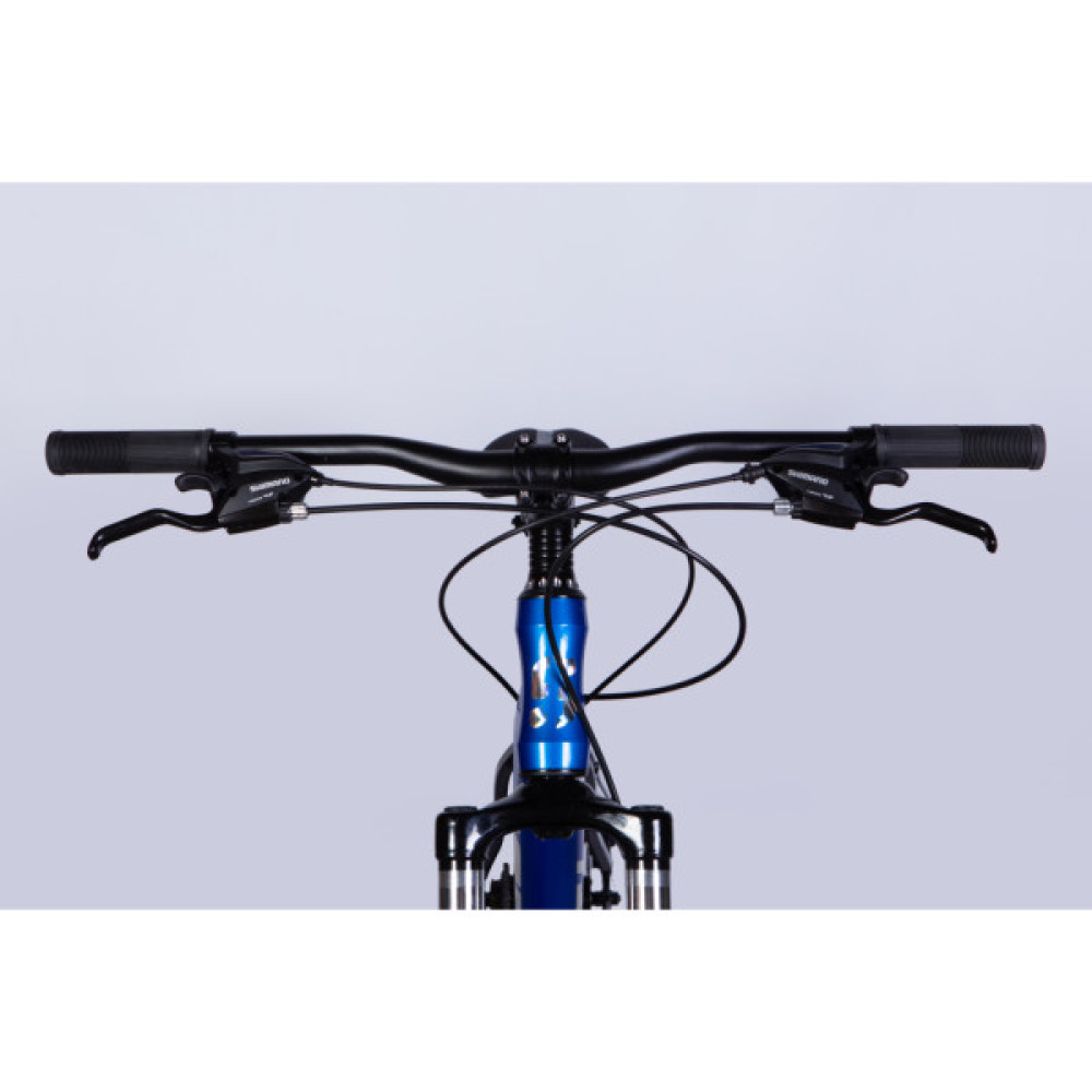 Велосипед Space 27.5" PHAETON DD FR рама-17" AL 2026 чорно-синій (OPS-SP-27.5-081)