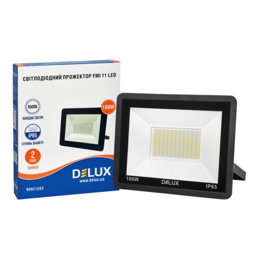 Прожектор Delux FMI 11 LED 100Вт 6500K IP65 (90021202)