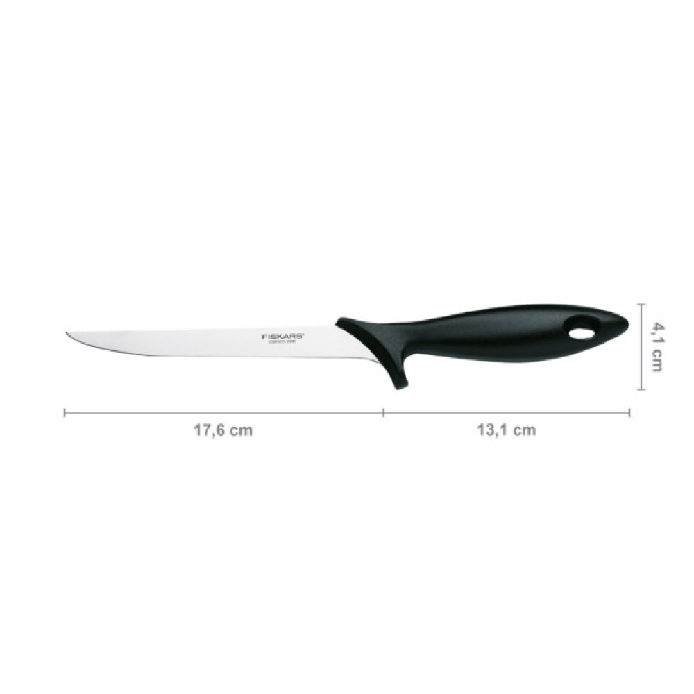 Кухонний ніж Fiskars Essential філейний 18 см (1065567)