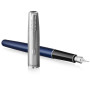 Ручка пір'яна Parker SONNET 17 Essentials Metal Blue Lacquer CT FP F (83 711) Ручка пір'яна Parker SONNET 17 Essentials Metal Blue Lacquer CT FP F (83 711)