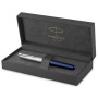 Ручка пір'яна Parker SONNET 17 Essentials Metal Blue Lacquer CT FP F (83 711) Ручка пір'яна Parker SONNET 17 Essentials Metal Blue Lacquer CT FP F (83 711)