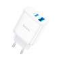 Зарядний пристрій HOCO C105A Stage 1xUSB-C PD20W + 1xUSB QC3.0 + cable USB-C to Lightning White (6931474782939) Зарядний пристрій HOCO C105A Stage 1xUSB-C PD20W + 1xUSB QC3.0 + cable USB-C to Lightning White (6931474782939)