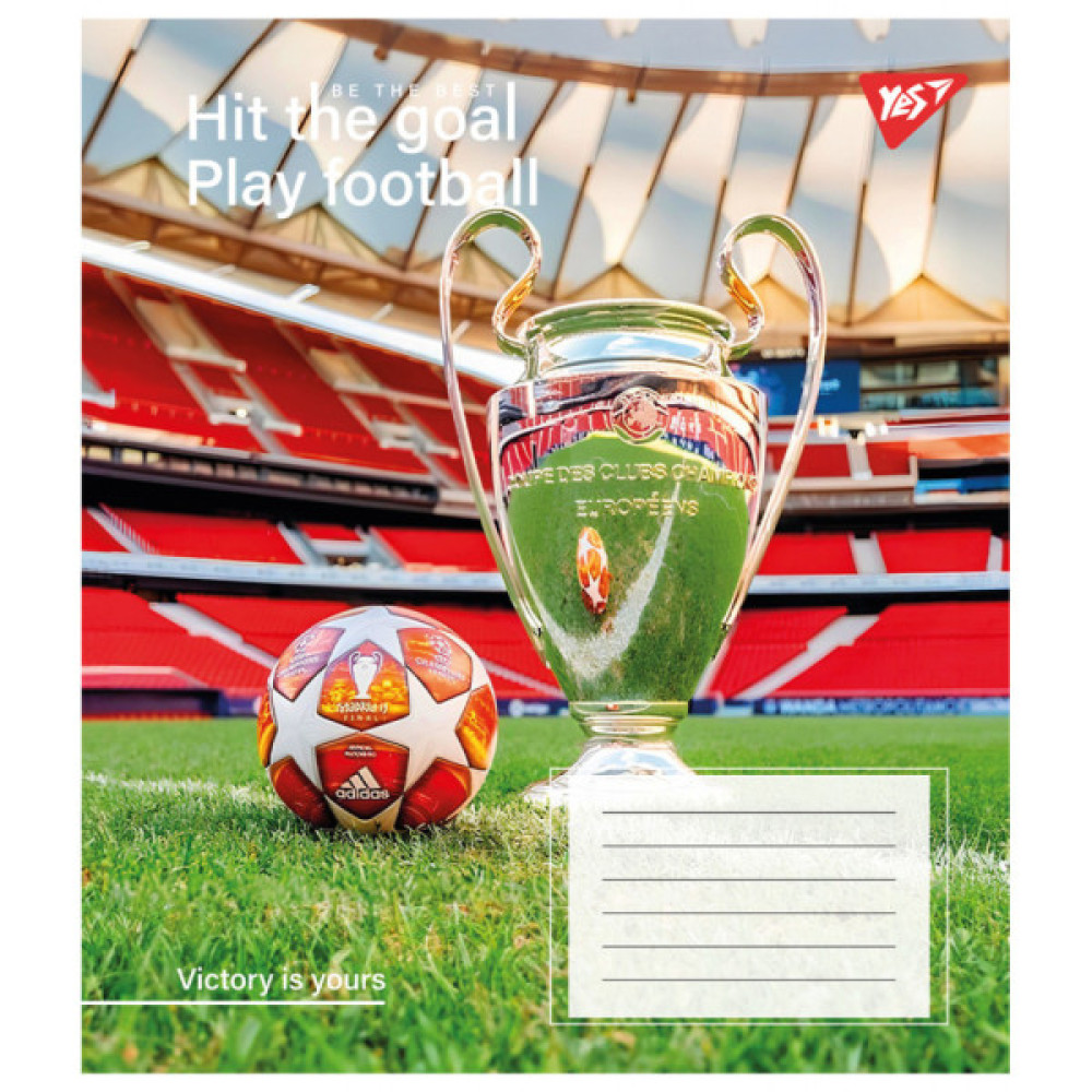 Зошит Yes Hit the goal 48 аркушів лінія (767390)