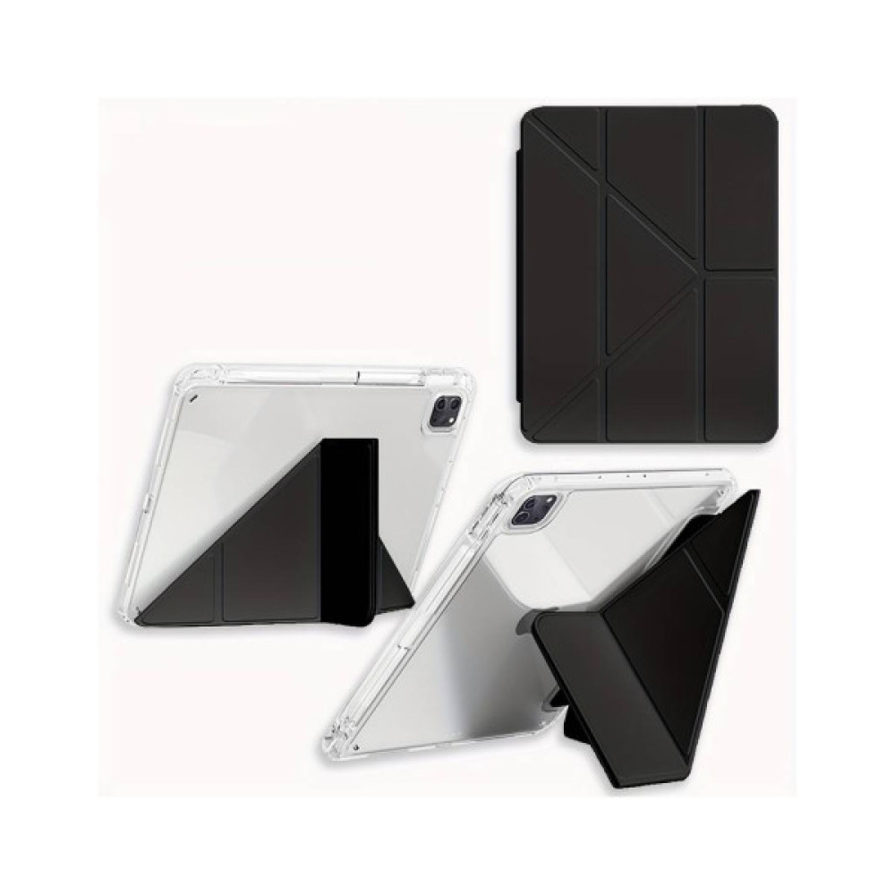 Чохол до планшета BeCover Ultra Slim Origami Transparent Apple iPad Pro 11" M4 2024 Black (711689) Чохол до планшета BeCover Ultra Slim Origami Transparent Apple iPad Pro 11" M4 2024 Black (711689)