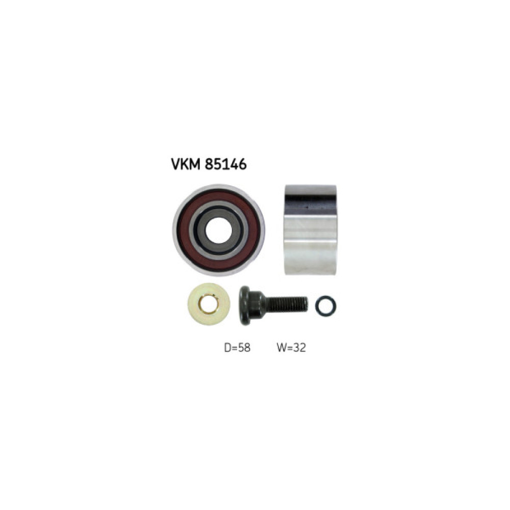 Ролик натягувача ременя SKF VKM 85146 Ролик натягувача ременя SKF VKM 85146