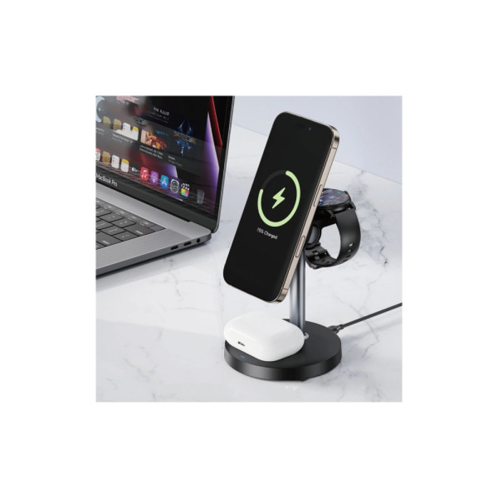 Зарядний пристрій XO Wireless 15W black (CX038.black)