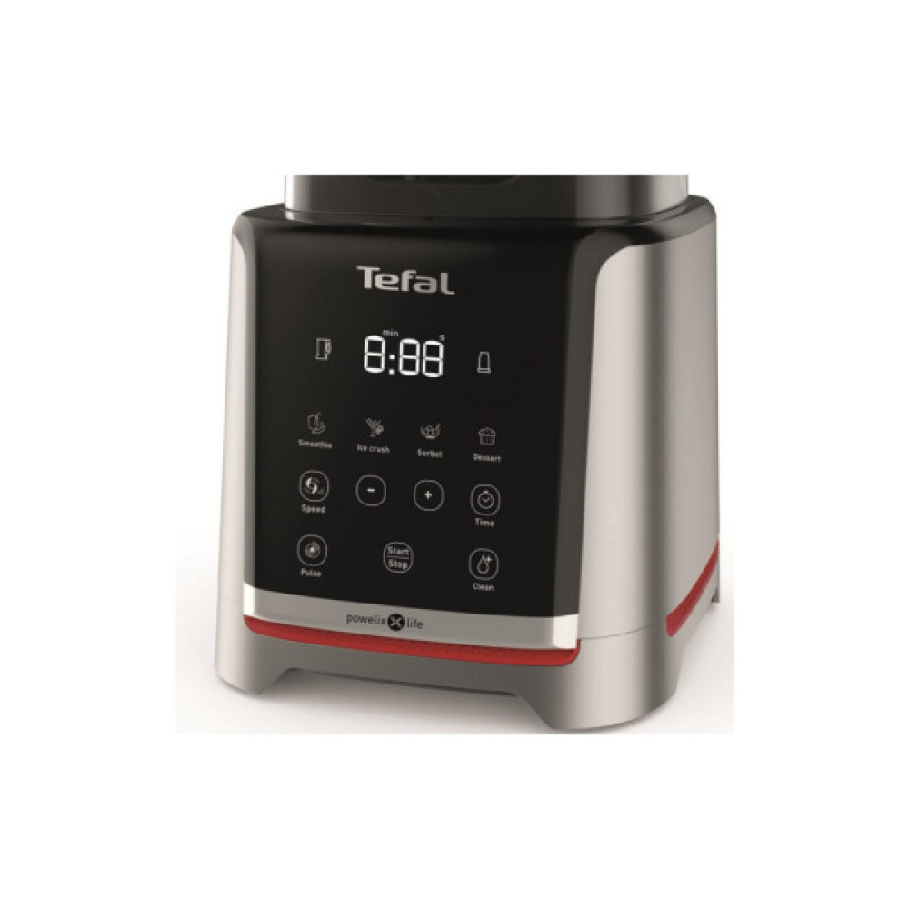 Блендер Tefal стаціонарний InfinyMix + 1600Вт, чаша-1750мл, стакан 600мл, сріблясто-чорний