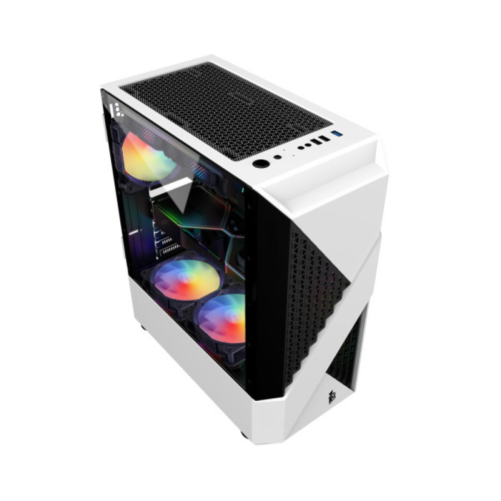 Корпус для ПК 1stPlayer F3-A-WH-4F1-PS-600FK-EU