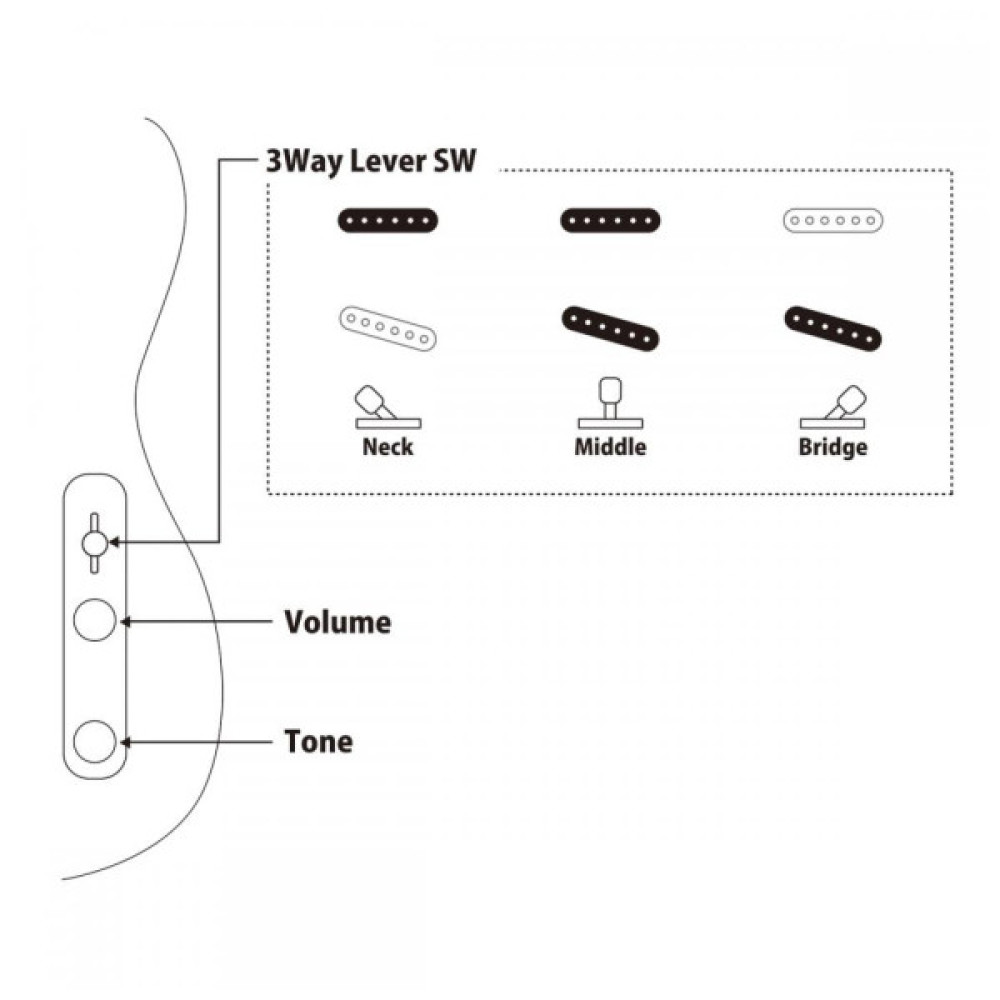 Електрогітара FGN Neo Classic Vintage Natural (NTE100MAH-VNT)