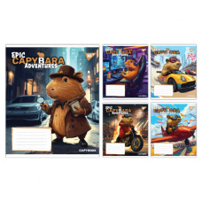 Зошит Yes Epic Capybara А5 24 аркушів клітинка (767796)