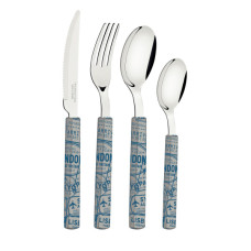 Набір столових приборів Tramontina Bliss 16 предметів Сірий (29899/128)