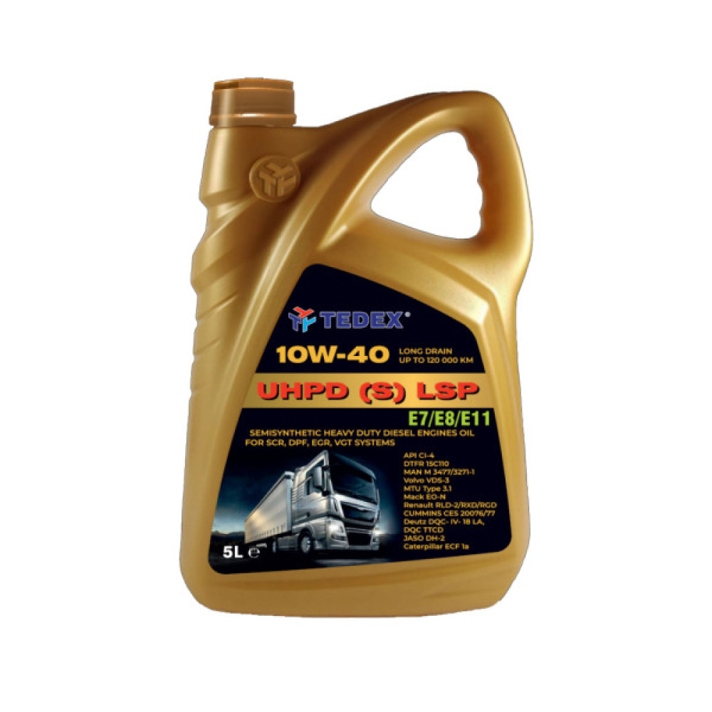 Моторна олива TEDEX Diesel Truck UHPD (S) LSP Motor Oil 10W-40 5л