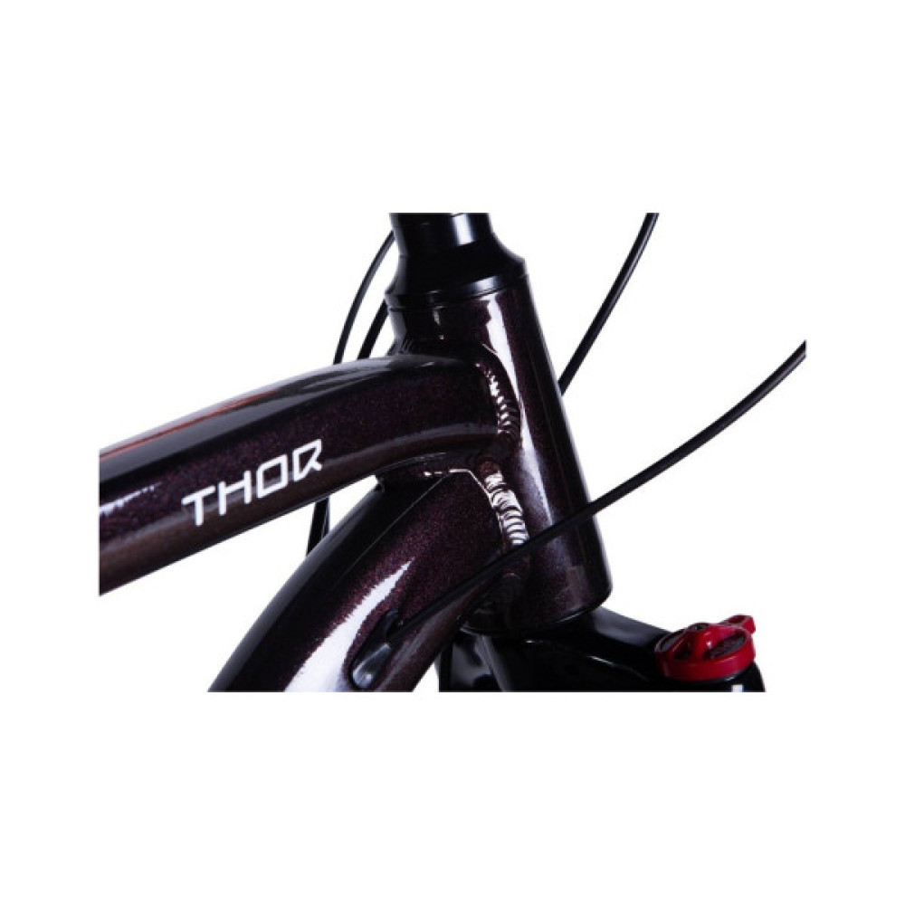 Велосипед Formula 29" THOR DD рама-17" AL 2025 чорний з помаран (OPS-FR-29-348)