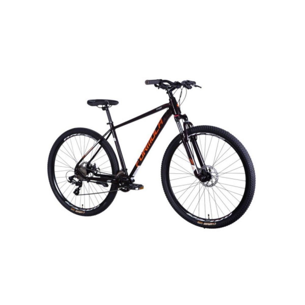 Велосипед Formula 29" THOR DD рама-17" AL 2025 чорний з помаран (OPS-FR-29-348)