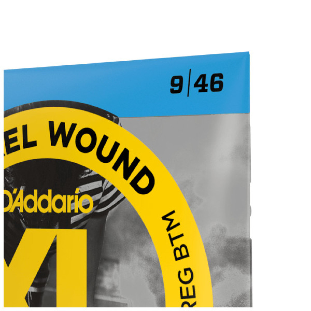 Струни для гітари D'Addario XL Nickel Wound Super Light Top / Regular Bottom (09-46) (EXL125)