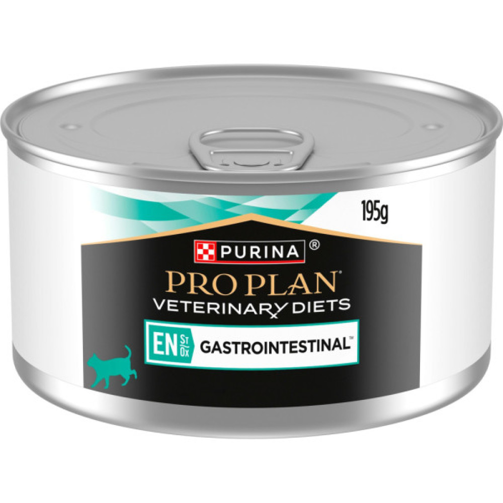 Вологий корм для кішок Purina Pro Plan Veterinary Diets EN Gastrointestinal При розладах кишкової абсорбції та годівлі у період відновлення 195 г (8445290093004)