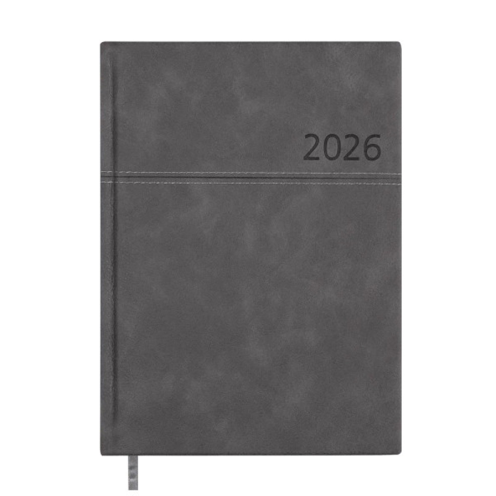 Тижневик Buromax датований 2026 ORION, А5 сірий (BM.2150-09)