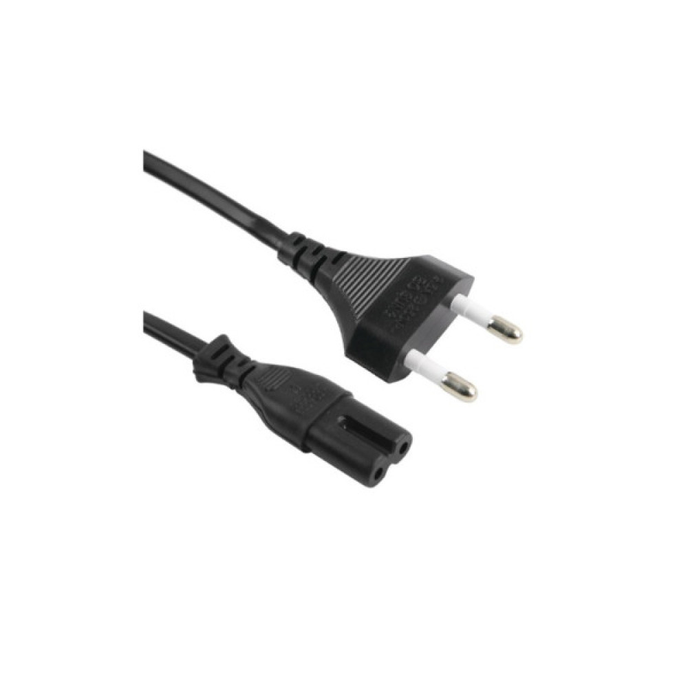 Кабель живлення C7 3.0m 0.5mm2 Merlion (PC-184/2 CEE7/16-C7-CCA30)