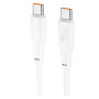 Дата кабель USB-C to USB-C 1.0m 100W TPE X93 white HOCO (6931474790712) Дата кабель USB-C to USB-C 1.0m 100W TPE X93 white HOCO (6931474790712)
