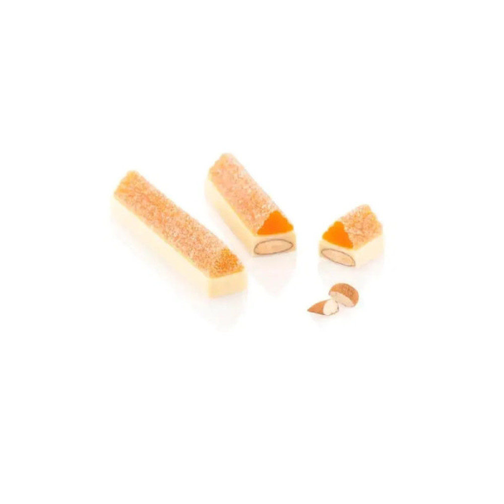 Форма для шоколаду Silikomart Kit Bar Tronco для батончика 128x33 h14 мм, 115x20 h13 мм 8х48 мл (CH016 - KIT BAR TRONCO)