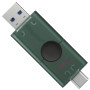 USB флеш накопичувач Kingston 128GB DataTraveler Duo USB 3.2 / Type-C Black/Green (DTDEG2/128GB)