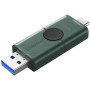 USB флеш накопичувач Kingston 128GB DataTraveler Duo USB 3.2 / Type-C Black/Green (DTDEG2/128GB)