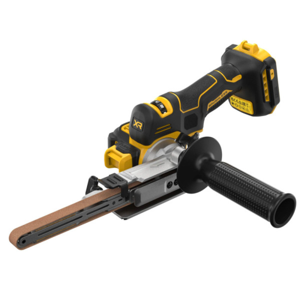 Шліфувальна машина DeWALT напилок стрічковий, 18 В XR Li-lon, стрічка 13х457 мм, TSTAK (без АКБ та ЗУ) (DCM200NT)