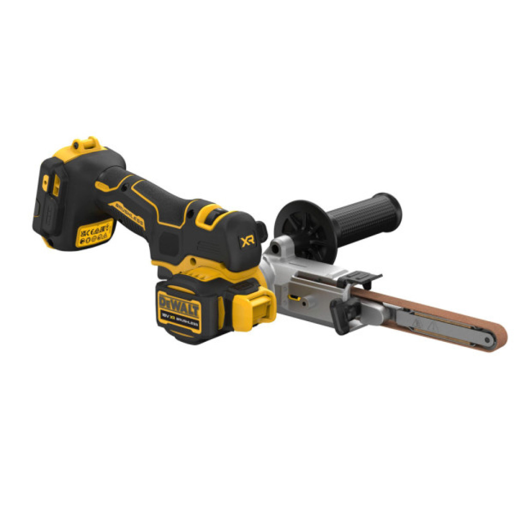 Шліфувальна машина DeWALT напилок стрічковий, 18 В XR Li-lon, стрічка 13х457 мм, TSTAK (без АКБ та ЗУ) (DCM200NT)