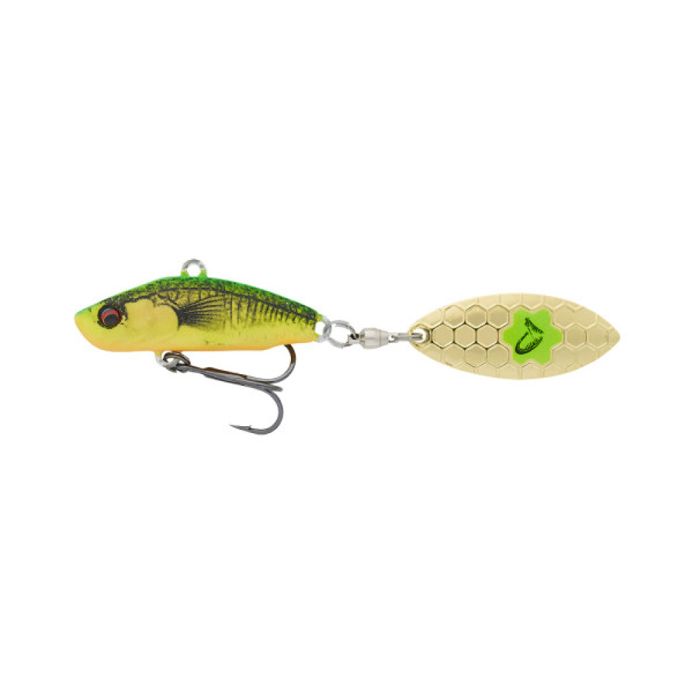 Блешня Savage Gear 3D Sticklebait Tailspin 73mm 13.0g Firetiger (1854.43.96)