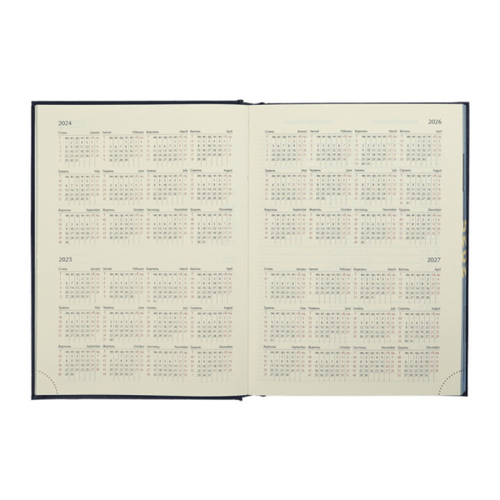 Тижневик Buromax датований 2025 GENTLE, А5 зелений (BM.2109-04)