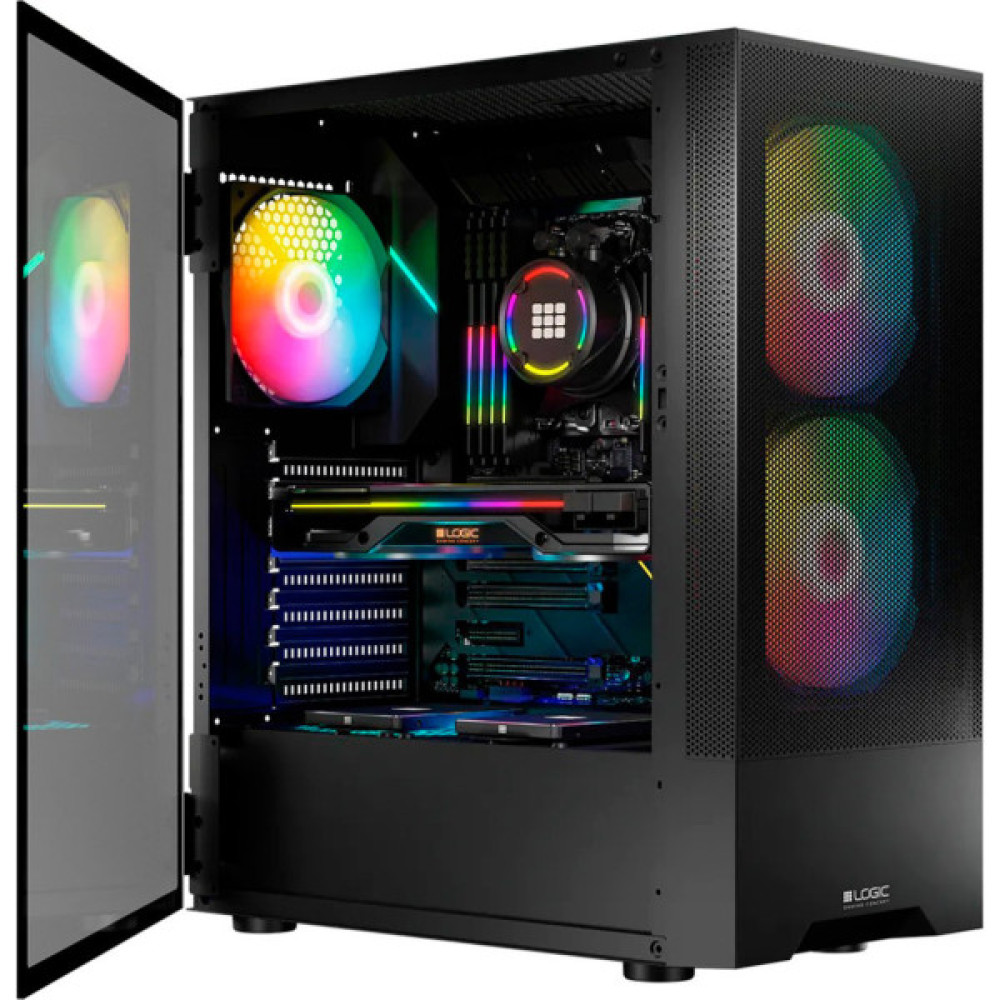 Корпус Logic concept ARYA MESH+GLASS ARGB fans 2x140mm+1x120mm BLACK (AT-ARYA-10-000000-0002) Корпус Logic concept ARYA MESH+GLASS ARGB fans 2x140mm+1x120mm BLACK (AT-ARYA-10-000000-0002)