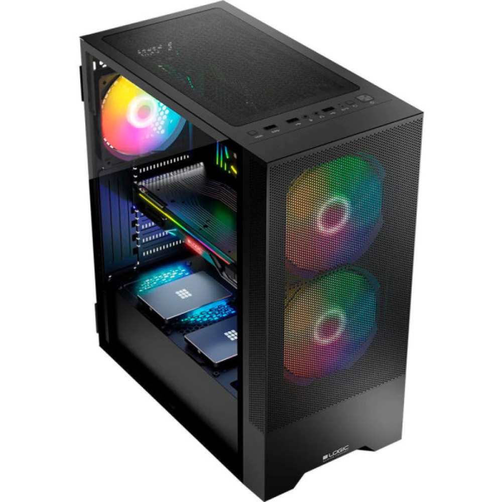 Корпус Logic concept ARYA MESH+GLASS ARGB fans 2x140mm+1x120mm BLACK (AT-ARYA-10-000000-0002) Корпус Logic concept ARYA MESH+GLASS ARGB fans 2x140mm+1x120mm BLACK (AT-ARYA-10-000000-0002)