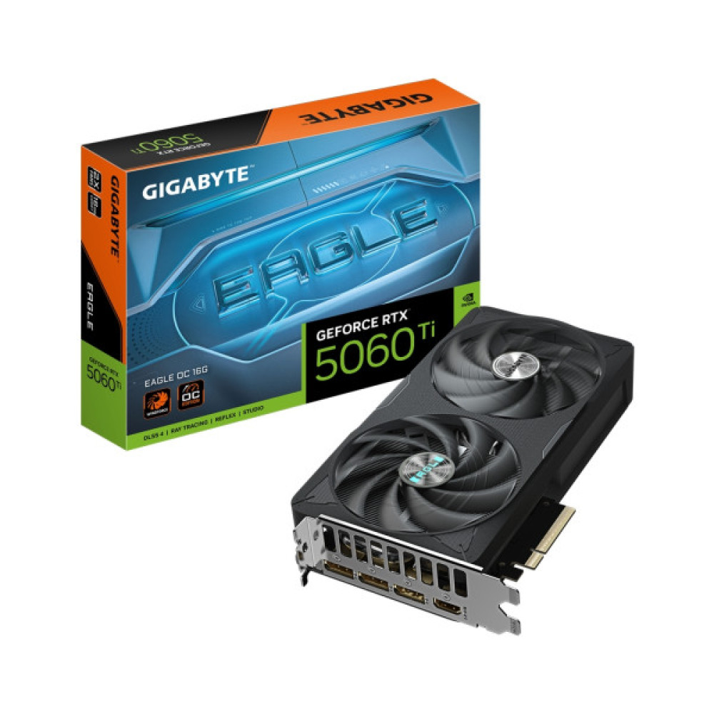 Відеокарта GIGABYTE GeForce RTX5060Ti 16Gb EAGLE OC (GV-N506TEAGLE OC-16GD)