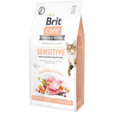 Сухий корм для кішок Brit Care Cat GF Sensitive HDigestion and Delicate Taste 7 кг (8595602540693) Сухий корм для кішок Brit Care Cat GF Sensitive HDigestion and Delicate Taste 7 кг (8595602540693)