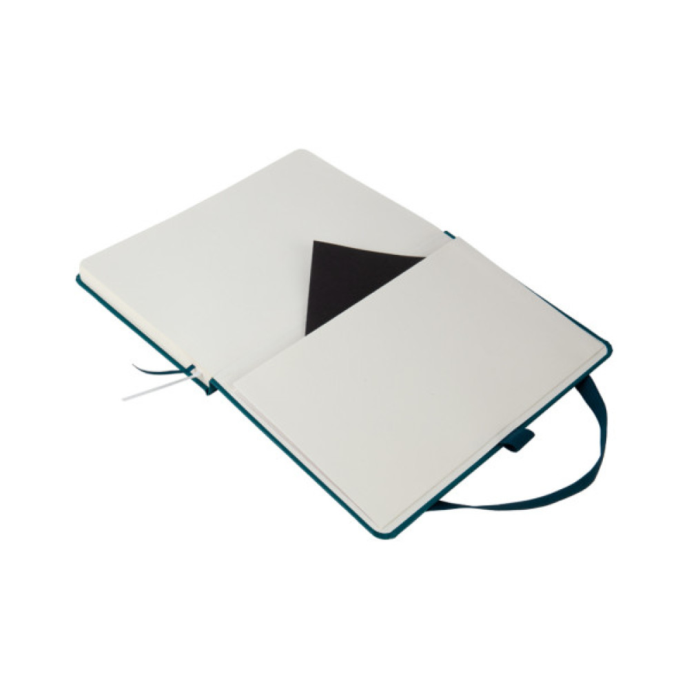 Книга записна Axent Partner, 125x195 мм, 96 аркушів, клітинка, малахіт (8201-31-A)