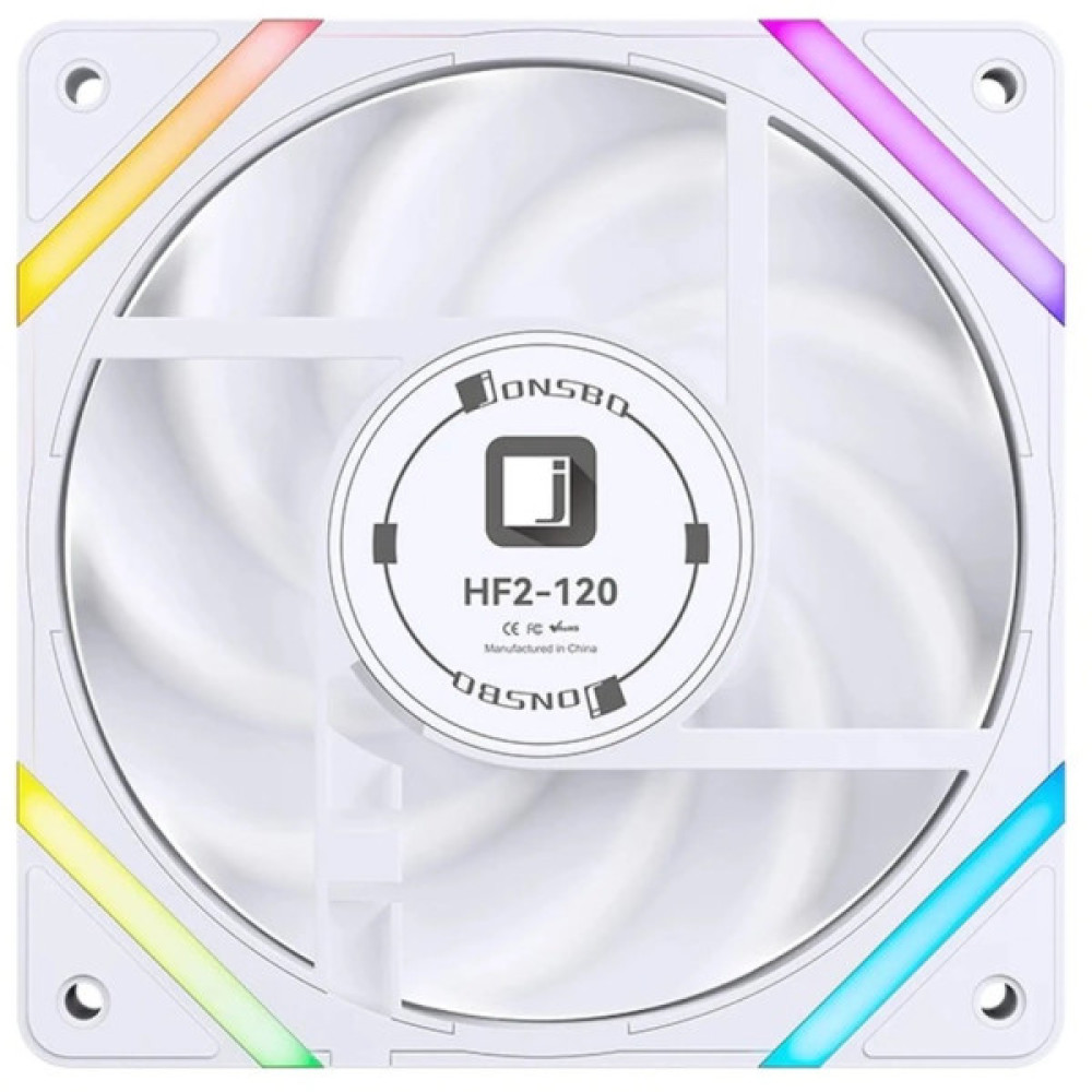Кулер до корпусу JONSBO HF2-120W ARGB White