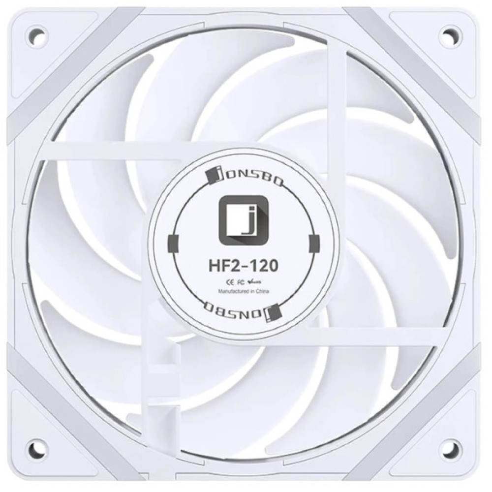 Кулер до корпусу JONSBO HF2-120W ARGB White