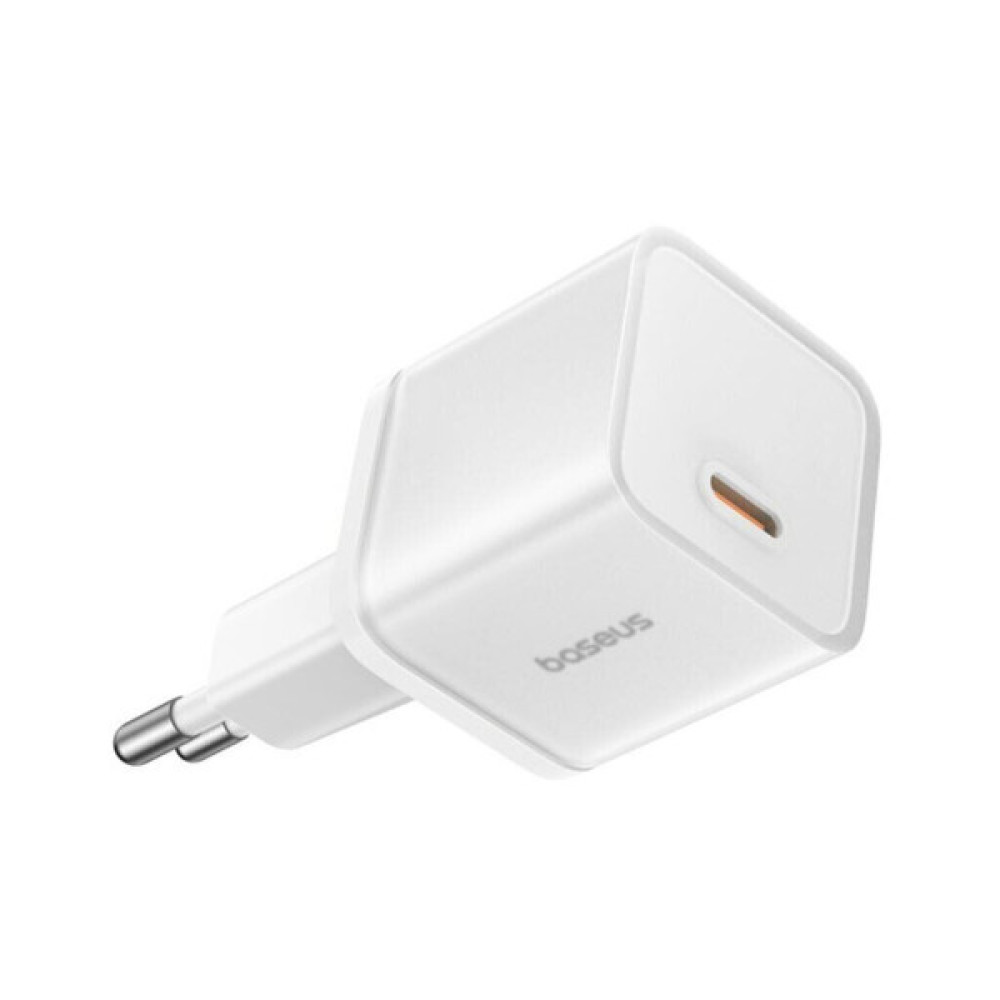 Зарядний пристрій Baseus 1xUSB-C 30W GaN5S white (P10162504213-00)