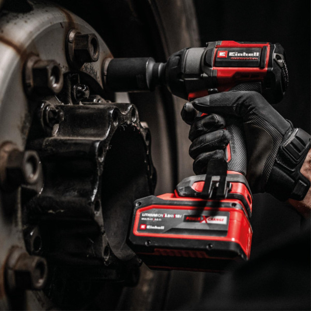 Гайковерт ударний акумуляторний Einhell Professional TP-CW 18/750-C Li BL - Solo 18В 750Нм 0-2200об/хв 1.78кг без АКБ та ЗП