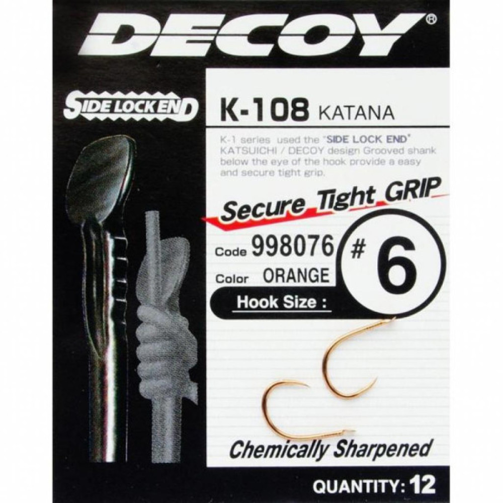 Гачок Decoy K-108 Katana 07 (12 шт/уп) (1562.03.49)