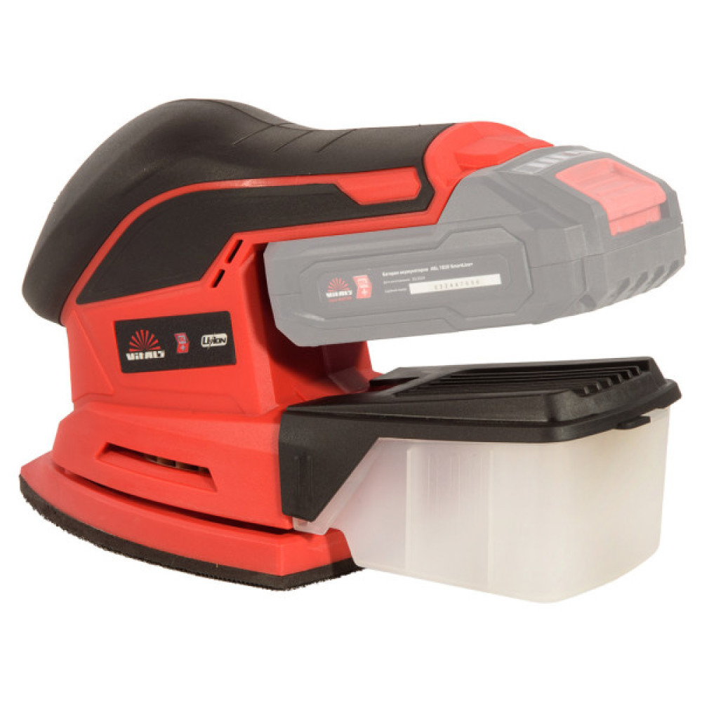 Шліфувальна машина Vitals Master, Os 18125 SmartLine+, 18V, 150x100мм, 11000об/хв, 0.84кг (без АКБ та ЗП) (243512)