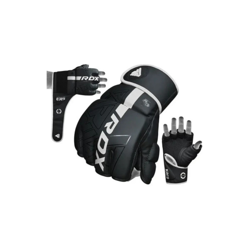 Рукавички для MMA RDX F6 Kara Matte White Plus L/XL (GSR-F6MW-L/XL+)