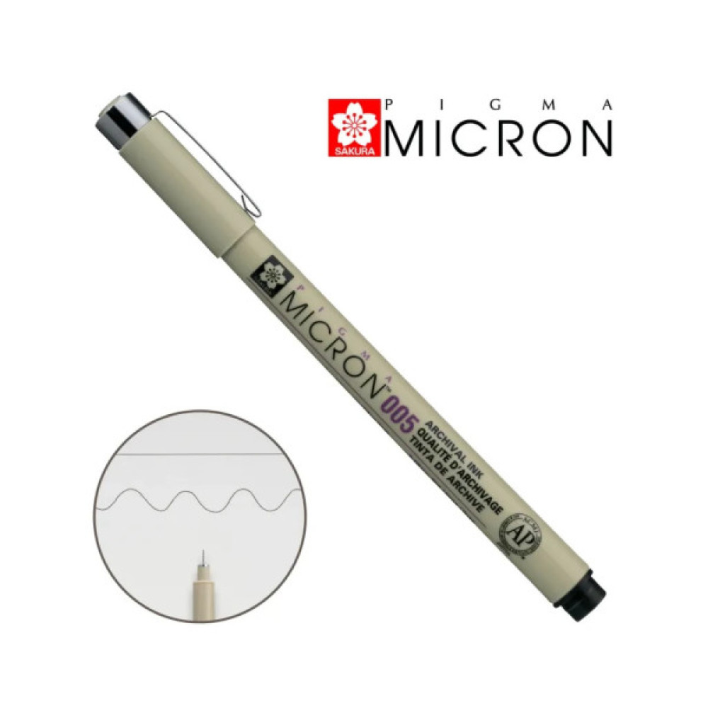 Лайнер Sakura Pigma Micron (0.05) 0,2мм Помаранчевий (084511351806)