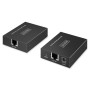 Подовжувач DIGITUS USB 2.0, для використання з кабелем Cat6, до 150 м, 4 х USB-A, чорний Подовжувач DIGITUS USB 2.0, для використання з кабелем Cat6, до 150 м, 4 х USB-A, чорний