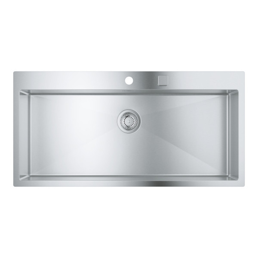 Мийка кухонна Grohe K800, нерж.сталь, прямокут., без крила, 1024x510x200мм, чаша - 1, врізна, нержавіюча сталь