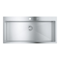 Мийка кухонна Grohe K800, нерж.сталь, прямокут., без крила, 1024x510x200мм, чаша - 1, врізна, нержавіюча сталь