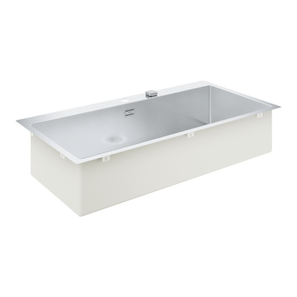 Мийка кухонна Grohe K800, нерж.сталь, прямокут., без крила, 1024x510x200мм, чаша - 1, врізна, нержавіюча сталь